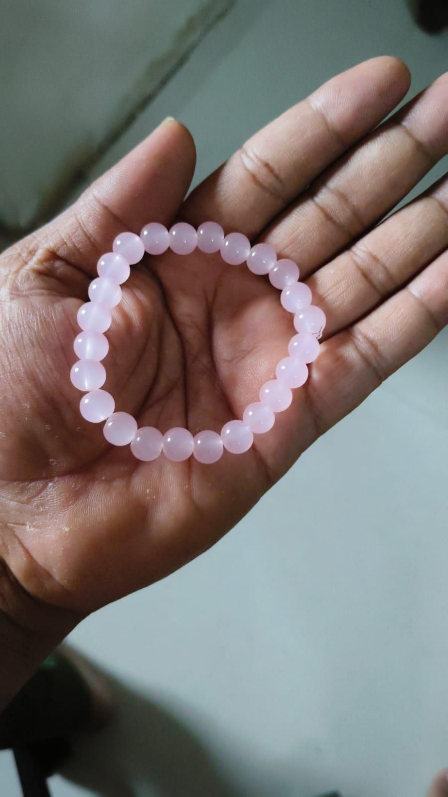 Rose Quartz Stones Bracelet