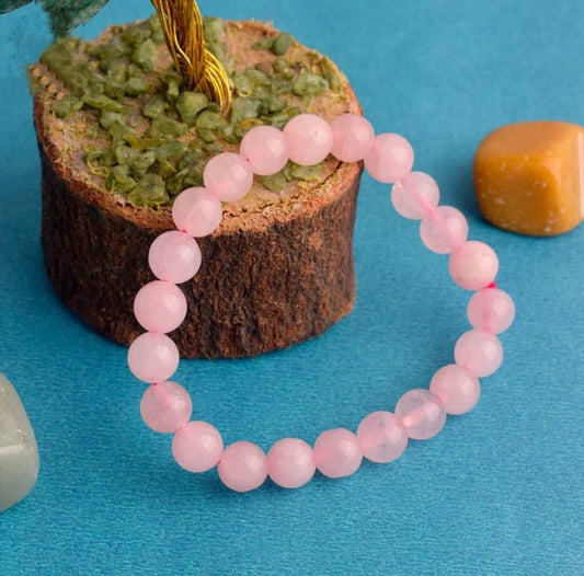 Rose Quartz Stones Bracelet